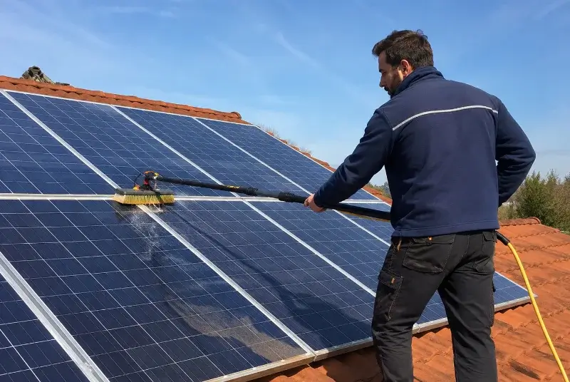 Nettoyage et entretien de panneaux solaires à Cazilhac